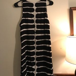 Marimekko b&w sleeveless dress
